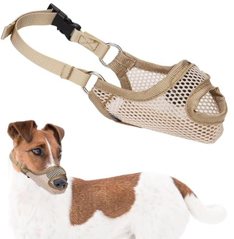 Maulkorb für Großer Mittelgroßer Kleiner Hund, Weich Maulkorb Gegen Bellen mit Öffnung vorne Atmungsaktiv Maulkorb Gegen Kauen Maulkorb für Hunde Geschenk für Haustiere (M)