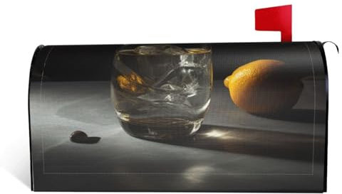 Briefkastenabdeckung, magnetisch, Standardgröße, 64,8 x 53,3 cm, Glas, Eiswasser, Briefkasten, wasserdicht, dekorative Briefkastenabdeckung für Garten, Hof, Heimdekoration