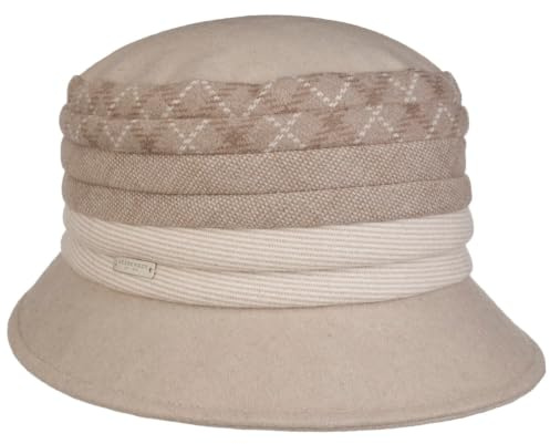Seeberger Castela Damenhut Glockenhut Winterhut Damen - mit Futter Herbst Sommer Frühjahr Winter Frühling-Sommer Herbst-Winter