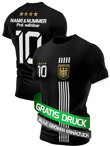 IIIII20Fo7IIIII Fussball Deutschland Trikot Em 2024 Kinder mit eigenem Namen personalisiert - Jungen National Fußball Kind Trikots - Jungs Fanartikel deutsche Nationalmannschaft YT5B