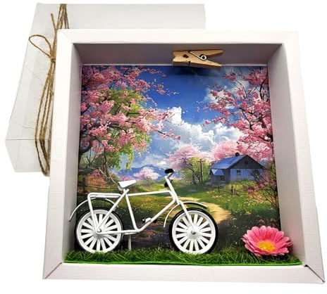 Geldgeschenk Verpackung für Fahrrad, E-Bike, Fahrradtour oder Erlebnisgutschein, hübsche Geschenkkartonage