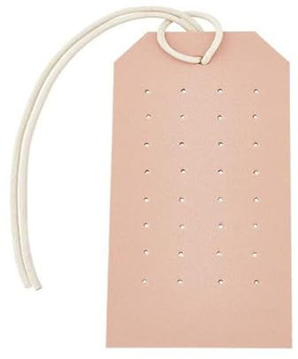 Itkcozcg Modischer Schmuck, stilvoller Ohrringhalter, Ohrbekleidungsständer, doppelseitig, PU-Leder, Schmuckständer, vielseitiger Schmuckständer, Pink, 5.1*11cm