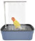 Generisch Vogel Badehaus Badewanne, Papageien-Badewanne Automatische Vogelbadewanne mit Wasserzirkulation, Multifunktionaler Vogeldusche Badewanne Käfigzubehör für Haustiere 31,5x21,5x34cm