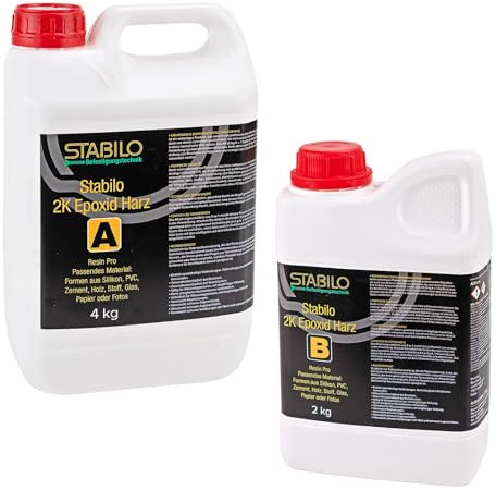 2K Epoxid Harz Resin Pro 6,0 kg | Kunstharz, Harz mit Härter, transparent