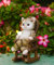 Yeomoo Katzen Figuren Solar Deko für Wohnzimmer Gartendeko - Katze Trinken auf dem Schaukelstuhl Lustig Katze Geschenk für Männer Frauen Mama Geburtstag Katzenliebhaber Deko für Zimmer Garten Blakon
