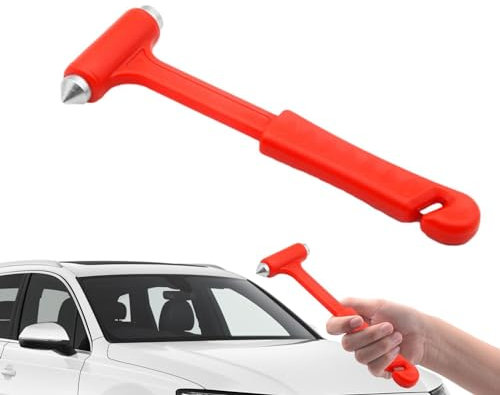 Martello di Sicurezza per Auto, Martello per Vetro del Finestrino dells'auto 2 in 1 E Taglierina per Cintura di Sicurezza, Strumento per La Fuga di Emergenza, Kit Salvavita Martello