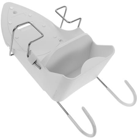 TOPBATHY Ironing Board Wall Bracket Ironing Board Storage Rack Iron Holder Hooks Wall-mounted Rack