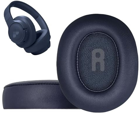 Ersatz-Ohrpolster für JBL Tune 700 (700BT)/710 (710BT)/720 (720BT)/750 (750BT,750BTNC)/760 (760NC)/770 (770NC) Kopfhörer, Ohrpolster mit weicherer Geräuschisolierung, Schaumstoff, Blau