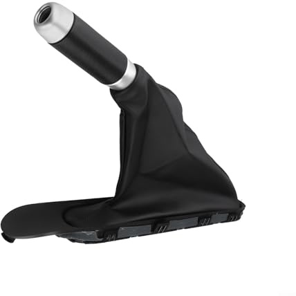 JoyousMall Handbremshebelabdeckung, PU und ABS Auto Schaltknauf Handbremshebel Abdeckungen Bremshebel Abdeckungen Bremskoffer für Mini für Cooper R56 R57 R55 R58 Schaltknöpfe