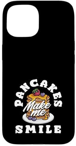 Panqueques Me Hacen Sonreír Delicioso Pila Carcasa para iPhone 15