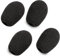 ZHHSUNY 4 x Mic Foam Covers Compatible with Ra-zer Black-Shark V2, V2 Pro, V2 X, Kaira Pro Gaming Headset