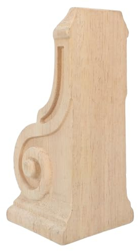 TEHAUX Handgeschnitzter Holzbalken Träger in Khaki mit Außergewöhnlicher Haltbarkeit und Multifunktionaler Anwendung für Wohn und Arbeitsbereiche im Eleganten Französisch Inspirierten