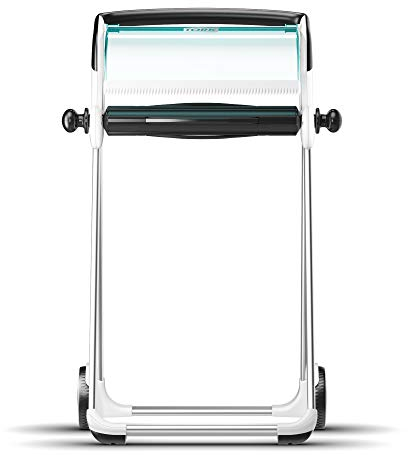 Tork Bodenständer für Wischtuchrollen Weiß und Türkis W1, Mobil, Performance Linie, 652000