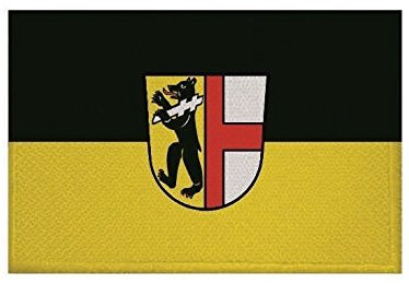 U24 Aufnäher Kirchzarten Fahne Flagge Aufbügler Patch 9 x 6 cm