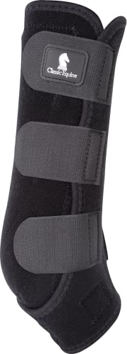 Classic Equine ClassicFit Sling Boots, Hind (Black, Large)