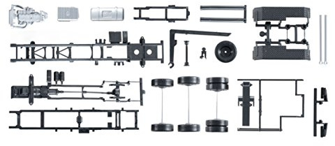 herpa 084277 - LKW-Fahrgestell Mercedes-Benz Actros mit Abrollkinematik Fahrzeug, 2 Stück