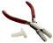 Tools N Tools UK QUALITY FLAT NOSE NYLON JAW PLIERS JEWELRY BEAD WIRE WORK TOOL WITH EXTRA JAWS