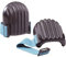 KAUFMANN 50.244.03 Knieschoner Schalenform mit extra breiten Textilriemen (50 mm)