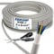 EBROM NYM-J 5x6 mm² - Mantelleitung - Installationskabel - Feuchtraumkabel - grau - Auswahl in 1 Meter Schritten, auf den Meter genau geschnitten - Ihre Auswahl: NYM-J 5x6 mm2, Länge: 15 Meter