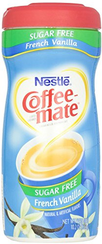 COFFEE-MATE Coffee-Mate zuckerfreies Pulver, französische Vanille, 10,2 oz von Nestle USA – 2er-Pack