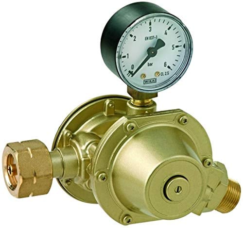 GOK Gasregler Löten fest 1,5 bar 6,0 kg/h 30° Leckgassicherung 02 880 01 Druckminderer + Zubehör Propan