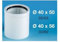 LIRA 8.2458.01 HT Rohr Adapter Übergangsrohr DN40 x DN50 | Rohraufweitung von 40 auf 50mm