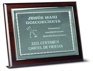 NuevoArte Placa Homenaje Marco Liso (24x19cm)