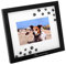 Brillibrum Design Fotorahmen Erinnerung ans geliebte Haustier Bilderrahmen mit Pfotenabdrücke Format 10x15cm Wunschgravur Passepartout Rahmen Hund Katze (Gravur bis 20 Zeichen, Variante 3)
