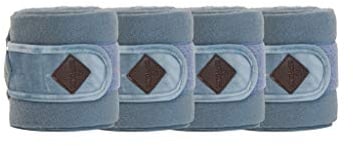 Kentucky Horsewear Polarfleece Velvet Bandagen, Farbe:hellblau