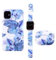 iPhone 12/12 Pro case with matching Airpods 3 case and iWatch strap bands 38mm 40mm Marble Case, Flexible Soft Silicone. 3 in 1 Protective case