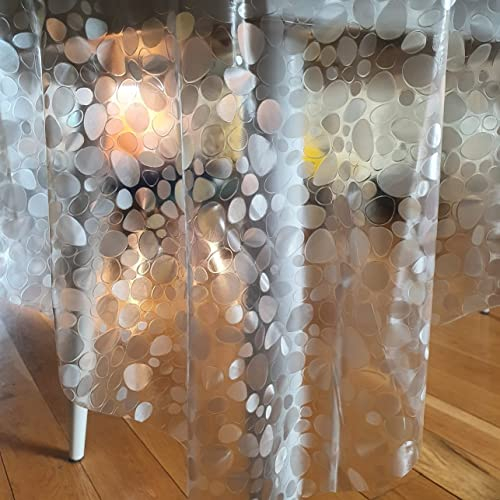 PVC Tischdecke Transparente, Geprüfter Tischschutz, pflegeleicht und abwischbar, Eckig 140 x 240 cm