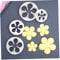 4 Pièces en Plastique Découpoirs Forme De Fleur Pâtisserie Fondant Biscuit Biscuit Moule Gâteau Outils De Décoration De Cuisson Outils