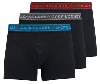 Jack & Jones Jungen Jactrevor Trunks 3 Pack Jnr Boxershorts (3er Pack)