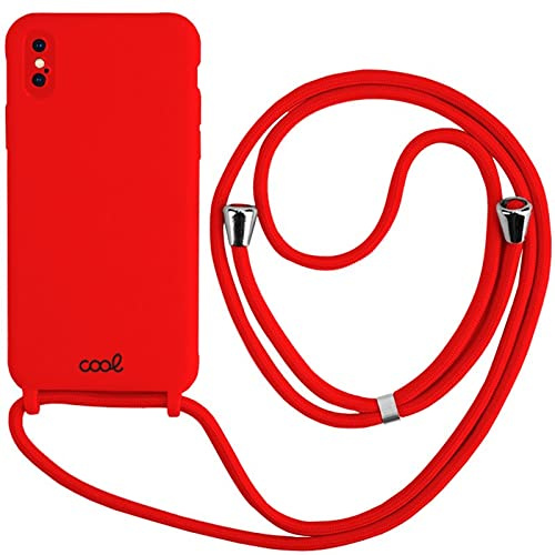 Cool Case for iPhone XS MAX Smooth Red Lanyard