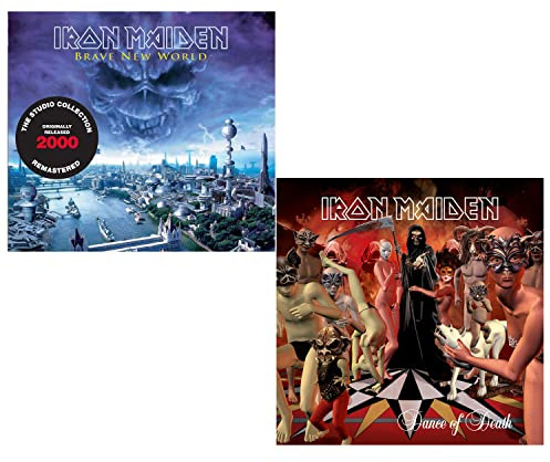 Brave New World - Dance Of Death - Iron Maiden 2 (Remastered) CD Album Bundling