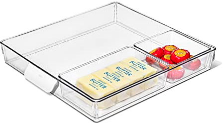 OXO Good Grips 3-Piece Fridge Storage Organization Set, 13 Inch