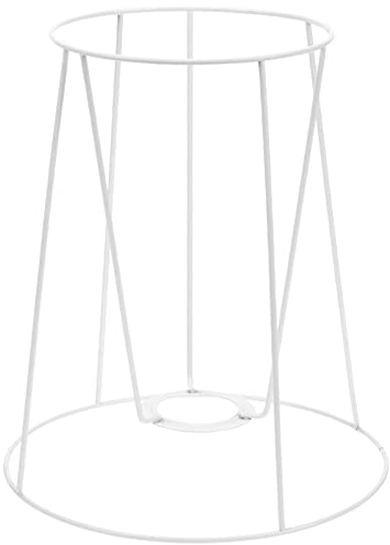 Lampenschirm Gestell Lampenschirm Ring Lampenschirm Halterahmen Gestell Metall Draht Ring zum Basteln von Lampenschirmen für E27 Tischlampe Stehlampe Pendelleuchte Lampenfassung