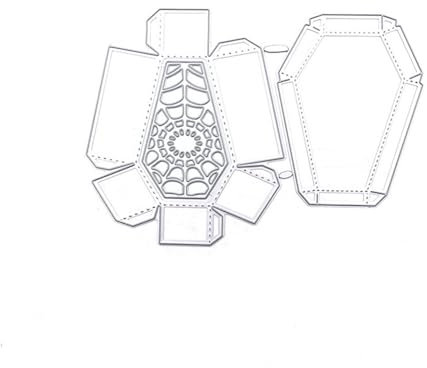 Bianriche Metall Schneiden Spinnennetz Schablonen Vorlage Prägewerkzeug für Karten DIY Scrapbook Fotoalbum Dekoration, A#