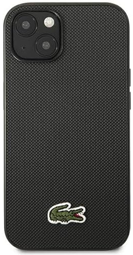Lacoste LCHMN61PVCK Hülle für iPhone 11 / Xr 6.1 Schwarz hardcase Iconic Petit Pique