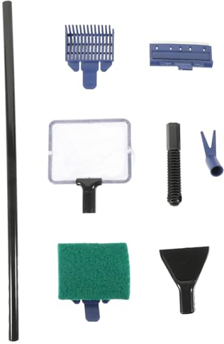 minkissy 5 Werkzeuge Aquarium-Werkzeug Reinigungsset für Aquarien Reinigungsmittel Glasreiniger Aquarienreiniger Fischglas-Reinigungsset Aquarium- Filter Reinigungskit Bürste