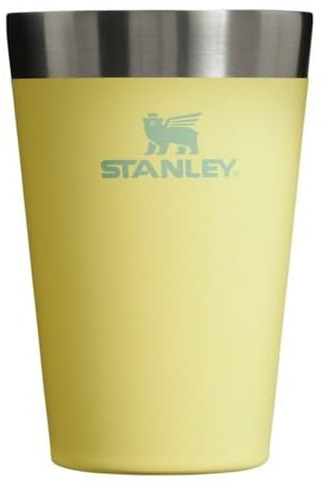 STANLEY Adventure - Vaso de cerveza apilable aislado de acero inoxidable, doble pared de metal resistente, 16 onzas, Pomelo