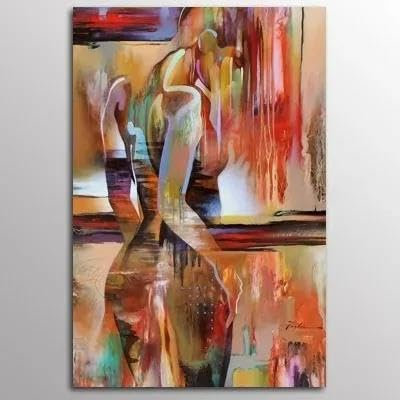 SHINERING Moderne Körperkunst Sexy Körper Nackte Schönheit Frauen Ölgemälde Auf Leinwand Poster Und Drucke Wandkunst Bilder Für Wohnzimmer A1 50X70Cm Kein Rahmen