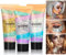 Glitzer Gesicht, 3 Stück Glitzer Schminke Gesicht, Chunky Glitzer Make Up, Meerjungfrau Festival Glitzer Gesicht Gel, Body Glitter Gel für Festival, Party, Face, Haare, Lippen (Silber,Gold,Weiß)