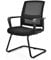 HOMASIS 2er Set Bürostühle, Freischwinger Stuhl mit Armlehnen, ergonomischer Konferenzstuhl bis zu 136 kg belastbar, Besucherstuhl für Büro Arbeitszimmer Konferenzraum, 60 x 54,5 x 94 cm (Einzel)