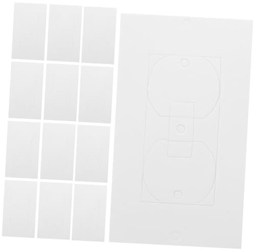 Angoily 50pièces Gaskets Isolation Pour Prises Électriques Joint Isolation Pour Plaques Murales Remplacement De Les Accidents Chocs Électriques