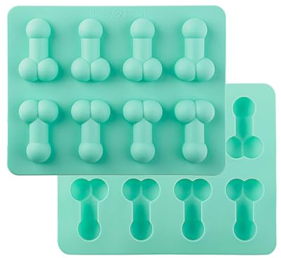 Bojueshaw Unique Novelty Funny Soap Moulds,Reusable Silicone Prank Ice Cube Molds for Chocolate,Candy,Cake Decoration,and Creative Desserts(Green)