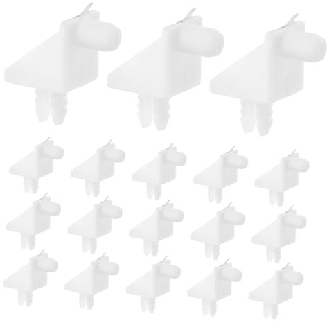 Veemoon 1 Jeu Support Étagère Pour Meubles Connecteur Angle Robuste Fixation Pour Armoires Penderies Et Étagères 30 Pièces