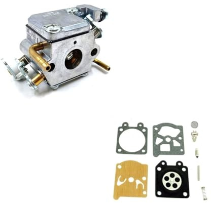 JWRMZX Carburatore Carb 25cc Motosega Adatto for Zenoah G2500 2500 2600 Universale for STIGA for Alpina for AMA for Anova for STERWINGS Maniglia Sega Ricambio(Carb And Repair Kit)