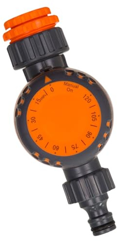 Minuteur d'arrosage mécanique facile à régler pour une pelouse efficace et un jardin - Robinet d'extérieur étanche