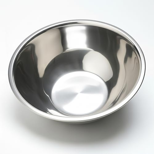 Besto Stainless Steel Mixing Bowls for Baking | (45cm x 14cm) Mixing Bowl for Marinating, Kneading, Whipping, Beating, Food Prep, Serving & More | Freezer & Dishwasher Safe